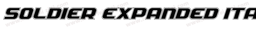 Soldier Expanded Italic Expanded It字体转换